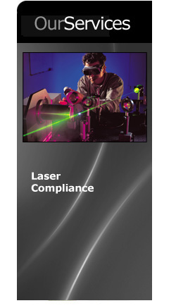 Laser Compliance provides service for Consumer Products, Medical Devices, police & Military, Scientific Instruments and Entertainment.